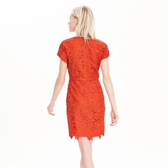 Banana Republic Lace Sheath Dress Size 2 - Picture 2 of 10